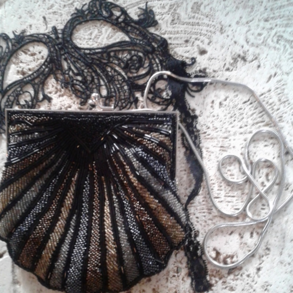 Great Gatsby vintage  sequined & beaded bag